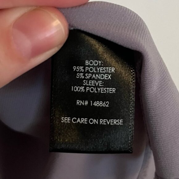 Torrid Size 6 Lavender Grey Blouse with Flutter Sleeves - Picture 6 of 7